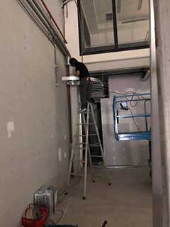 桃園水電工程-廠房鋁線架安裝