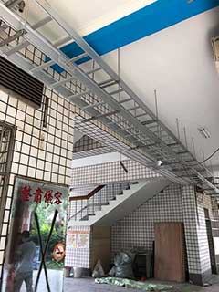 桃園水電工程-鋁線槽安裝