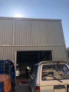 廠房頭射燈安裝