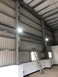 廠房頭射燈安裝